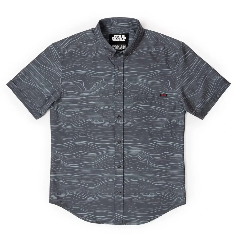 RSVLTS Gray Star Wars Short Sleeve Shirt - Picture 12 of 12